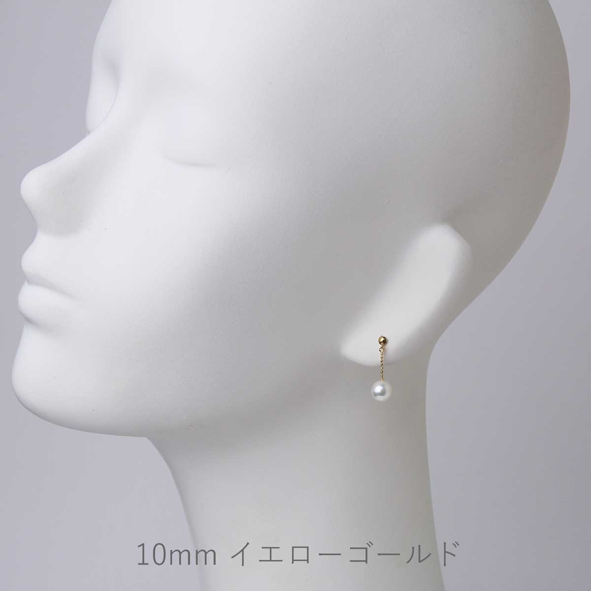 K18 揺れるパール6.5mm イヤリング 総重量1.9g美healSHOP - イヤリング